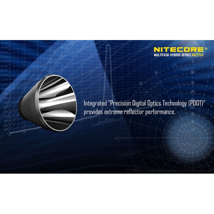 Nitecore MH27UV CREE XP-L HI V3 LED 365nm Ultraviolet 1000L Flashlight