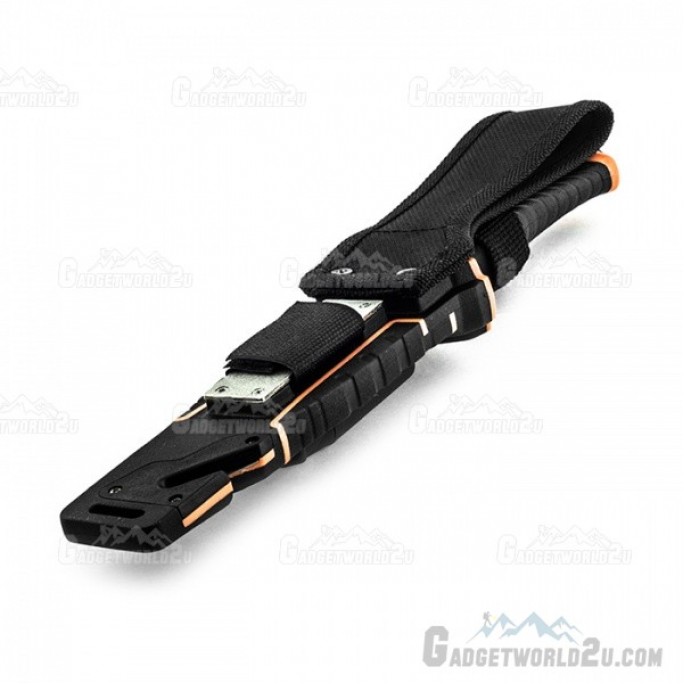 Ganzo G8012-OR Fixed Blade Knife Cutter Fire Starter w Sheath