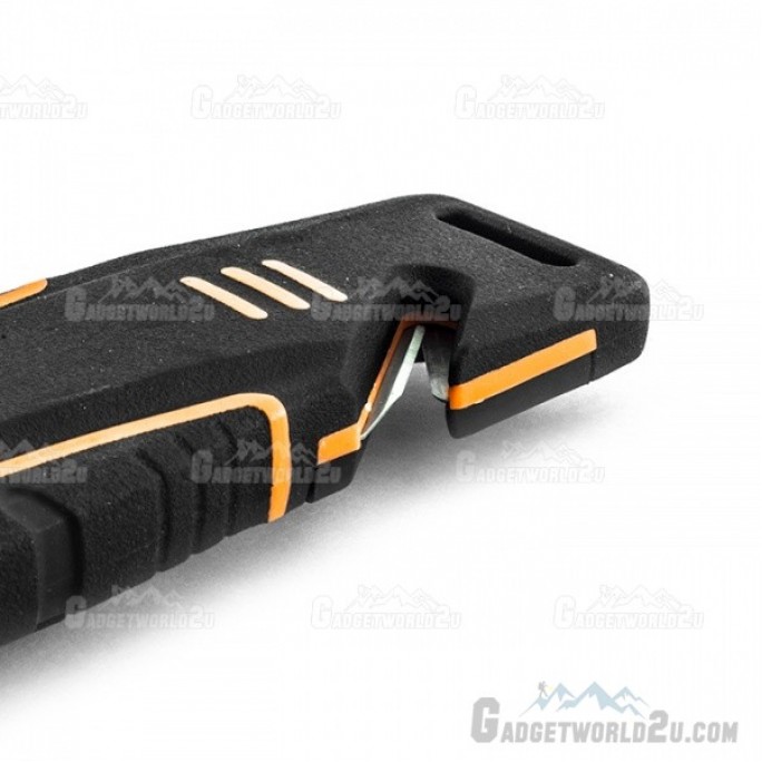 Ganzo G8012-OR Fixed Blade Knife Cutter Fire Starter w Sheath