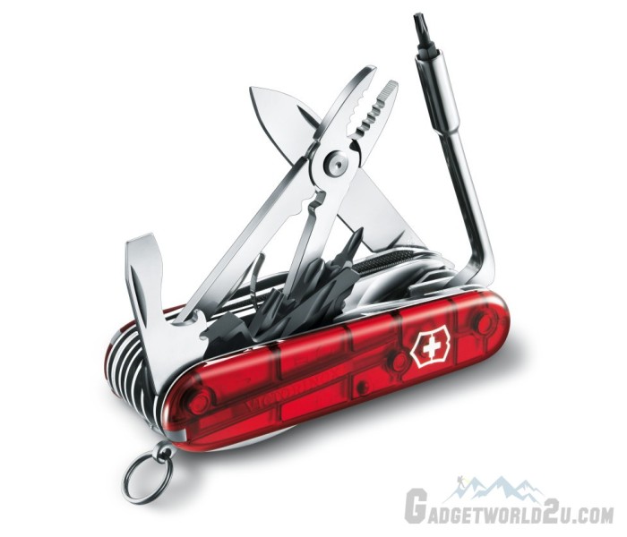 Victorinox Cybertool L (41) Red Translucent Multitool 1.7775.T