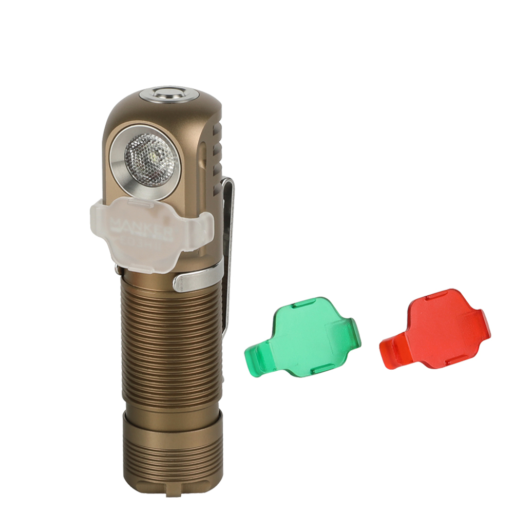 Manker E03H II SAND Luminus SST20 CW LED 600L Headlamp Flashlight