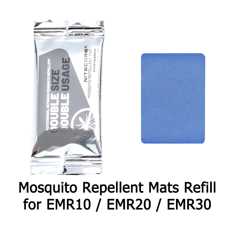 Nitecore MRM10 Mosquito Repellent Mats refill for EMR05, EMR06, EMR10, EMR20 & EMR30 (30pcs/box)