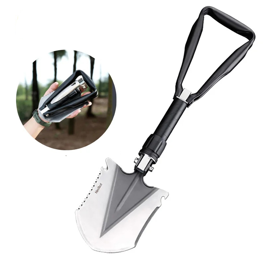 NexTool 8-in-1 Multifunctional Folding Shovel Axe Wood Saw Hook Knife  NE20033